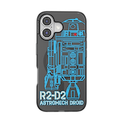 R2 D2 Spec &mdash; iPhone 16 MagSafe Case image number 1