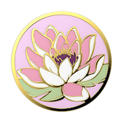 Enamel Water Lily &mdash; Adhesive PopGrip image number 2