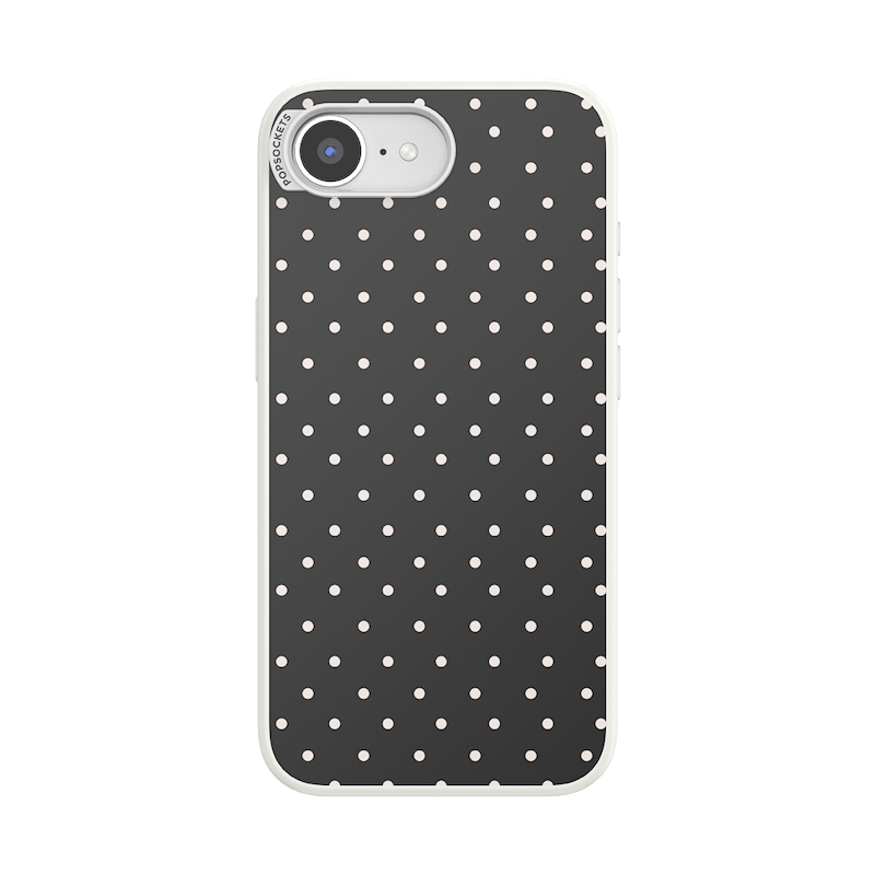 Licorice Dot &mdash; iPhone 16E MagSafe Case image number 0
