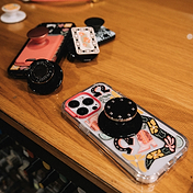 Enamel Hammered Sun Black &mdash; MagSafe PopGrip image number 5