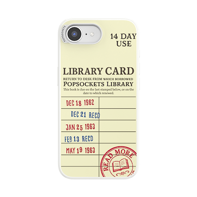 PopSockets Library Card &mdash; iPhone 17e/16e MagSafe Case