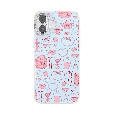 Valentine Doodle &mdash; iPhone 16 Plus MagSafe Case