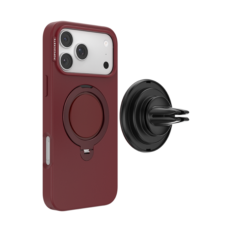 Burgundy &mdash; iPhone 17 Pro Max Low-Pro MagSafe Case image number 10