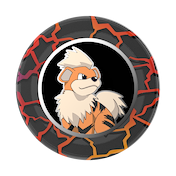 Enamel Stoic Growlithe &mdash; MagSafe PopGrip image number 2