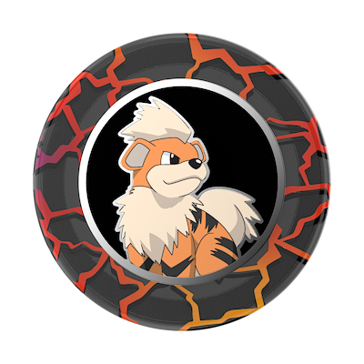 Secondary image for hover Enamel Stoic Growlithe — MagSafe PopGrip