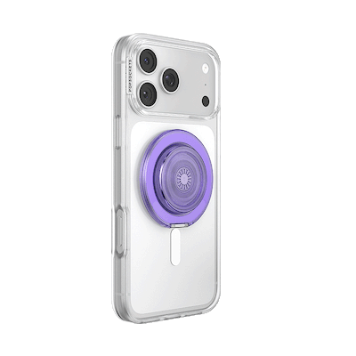 Secondary image for hover Translucent Dusty Purple &mdash; MagSafe Kick-Out Grip & Stand