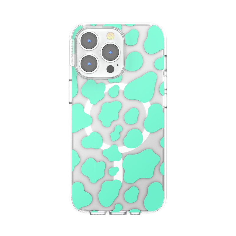 Turquoise Cow Cow &mdash; iPhone 13 Pro MagSafe Case image number 0