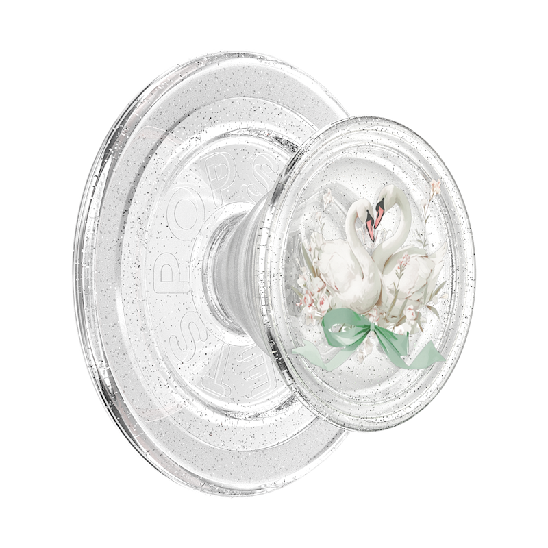 Love Swan Cameo &mdash;  MagSafe PopGrip image number 0