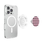 Black Cherry Gingham &mdash; MagSafe PopGrip image number 5