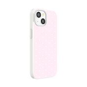 Blush Pink PolkaDot &mdash; iPhone 15 MagSafe Case image number 2