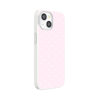 Secondary image for hover Blush Pink PolkaDot &mdash; iPhone 15 MagSafe Case