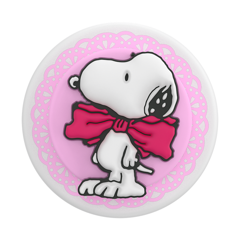 PopOut Snoopy Tied in a Bow &mdash; MagSafe PopGrip image number 1