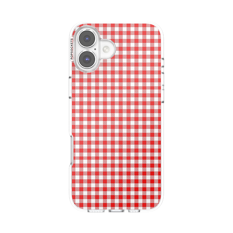 Red Gingham &mdash; iPhone 16 Plus MagSafe Case image number 0