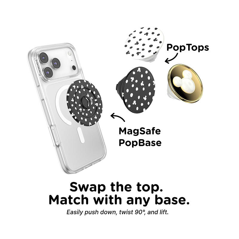 Mickey Polka Dot Black &mdash; PopTop image number 2