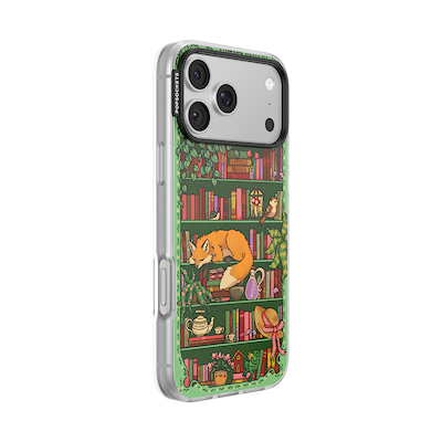 Secondary image for hover Storied Shelves Green &mdash; iPhone 18 Pro Max MagSafe Case
