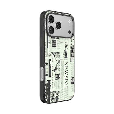 Secondary image for hover Hot off the Press Black &mdash; iPhone 17 Pro Max MagSafe Case