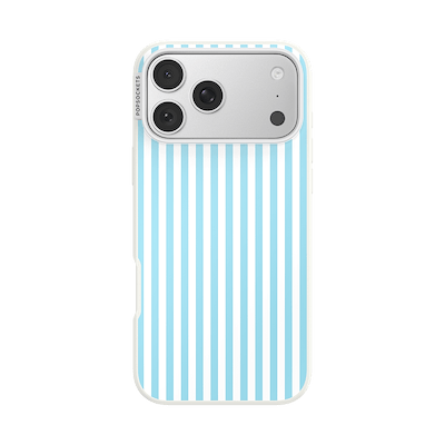 Soft Blue Stripe &mdash; iPhone 18 Pro Max MagSafe Case