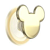 Enamel Gold Mickey Head &mdash; MagSafe PopGrip image number 1