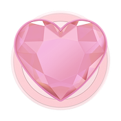 Crystal Heart &mdash; MagSafe PopGrip image number 2