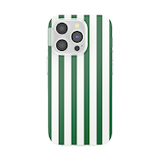 Club Stripe Green &mdash; iPhone 15 Pro MagSafe Case image number 1