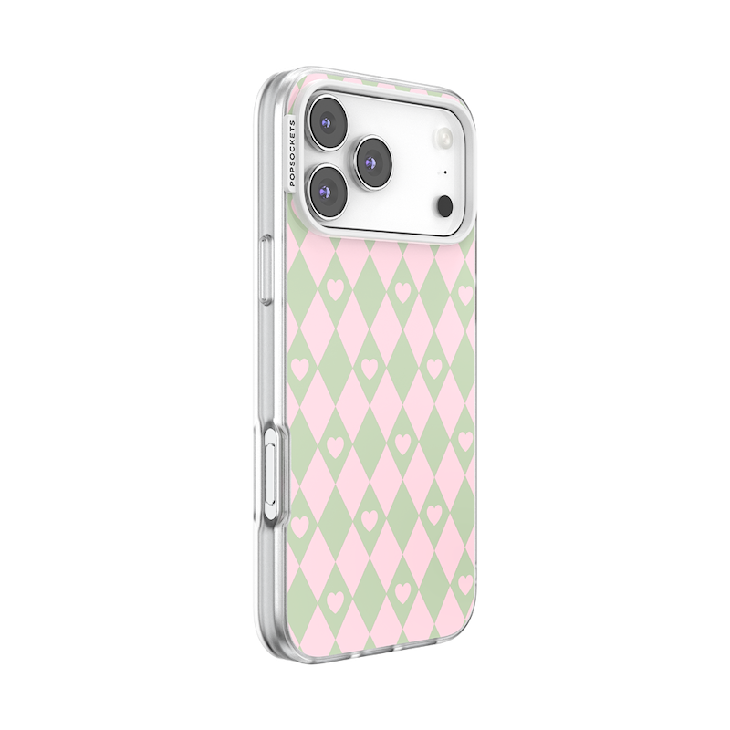 Harlequin Hearts Pink — iPhone 17 Pro Max MagSafe Case image number 1