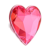 Crystal Heart Neon Pink &mdash;  MagSafe PopGrip image number 11