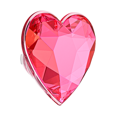 Crystal Heart Neon Pink &mdash;  PopTop