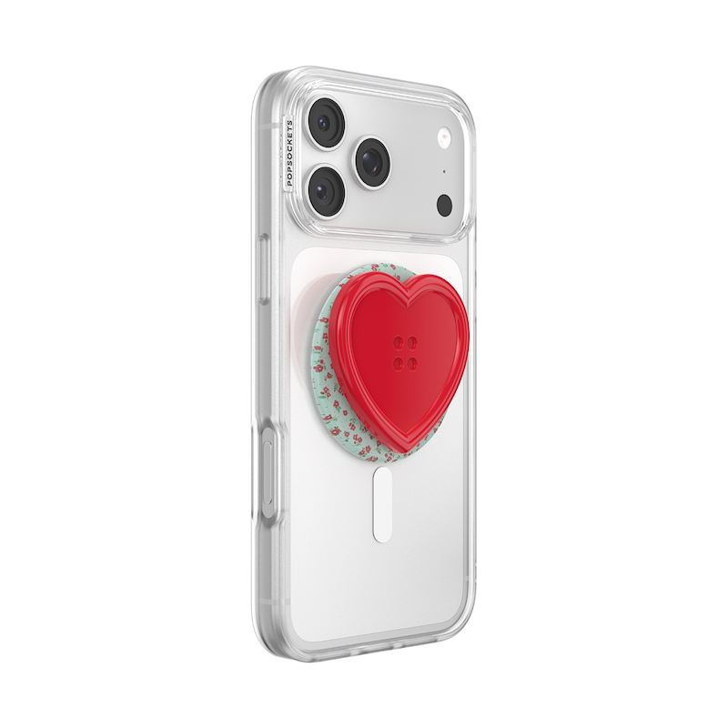 Resin Button Heart &mdash; MagSafe PopGrip image number 8