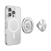 Aluminum Radial Silver &mdash;  MagSafe Kick-Out Grip & Stand image number 6