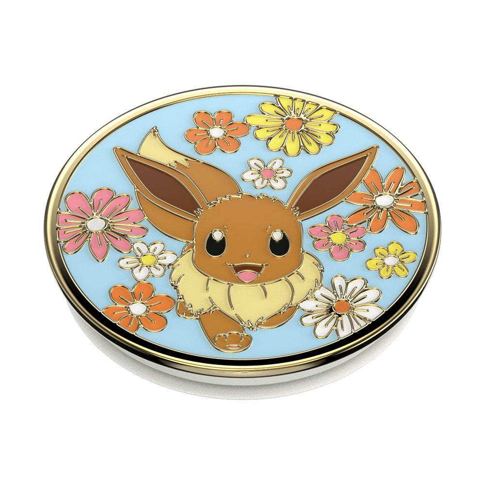 Floral Eevee Enamel — Adhesive PopGrip image number 2
