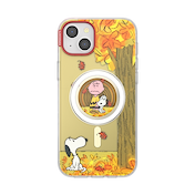 Snoopy in Fall &mdash; iPhone 15 Plus MagSafe Case image number 1