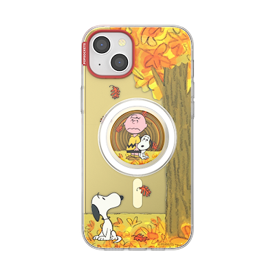 Snoopy in Fall — iPhone 15 Plus MagSafe Case
