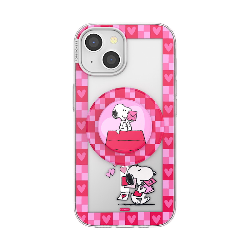 Snoopy's Love Notes &mdash; iPhone 15 MagSafe Case image number 0