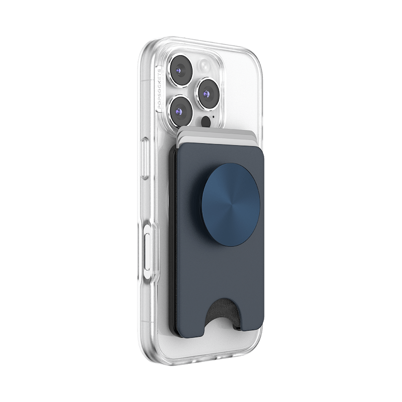 Navy &mdash; MagSafe Kick-Out PopWallet+ & Stand image number 9