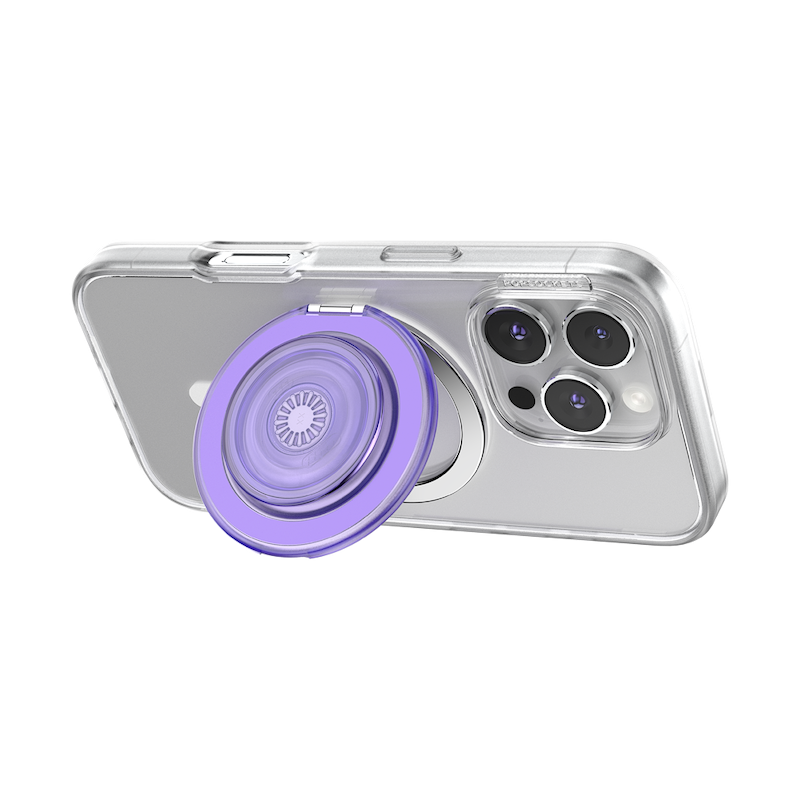 Translucent Dusty Purple &mdash; MagSafe Kick-Out Grip & Stand image number 12