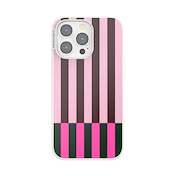 Pop of Pink Stripe &mdash; iPhone 13 Pro MagSafe Case image number 1
