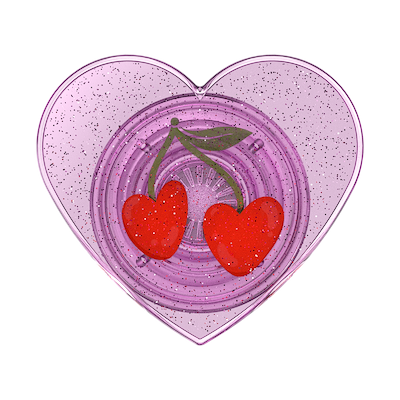 Secondary image for hover Glitter Sugar Plum Cherry — Adhesive PopGrip