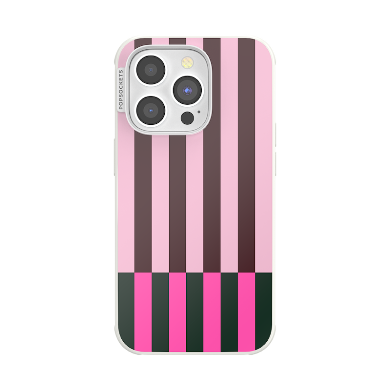Pop of Pink Stripe &mdash; iPhone 14 Pro MagSafe Case image number 0