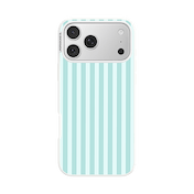 Mint Stripes &mdash; iPhone 17 Pro Max MagSafe Case image number 1