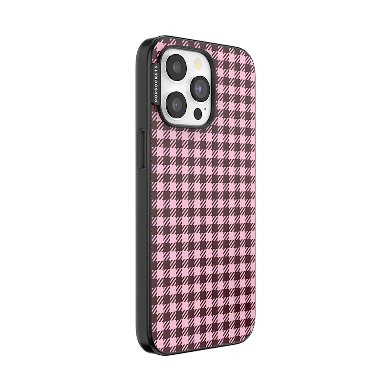 Black Cherry Gingham &mdash; iPhone 15 Pro Max MagSafe Case image number 1