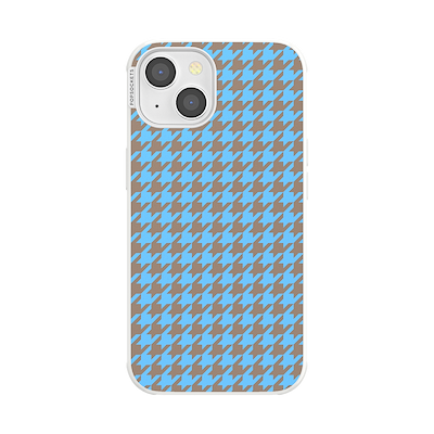 Houndstooth Bleige &mdash; iPhone 14 MagSafe Case