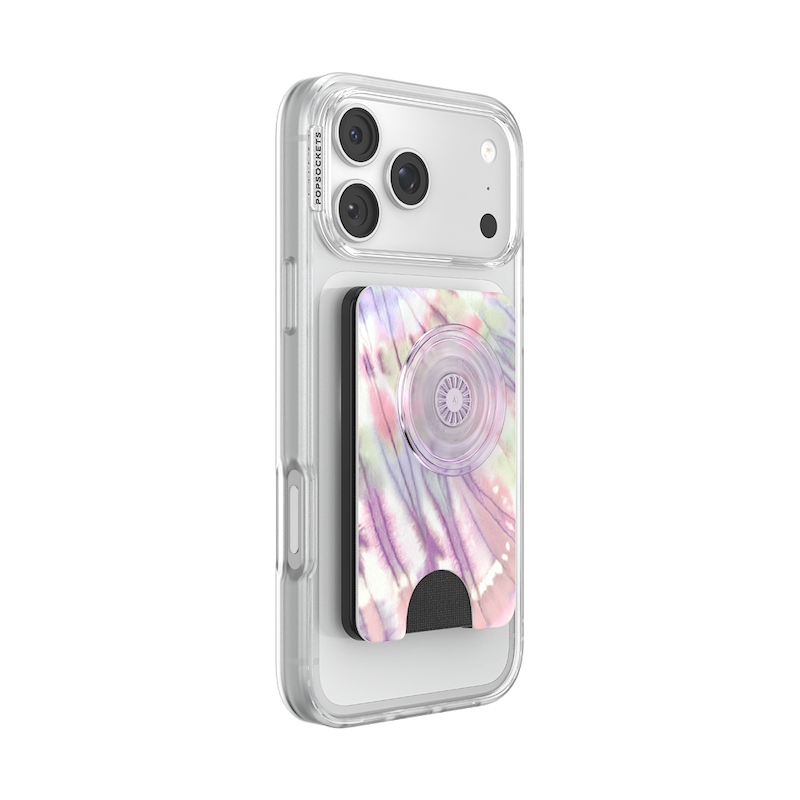 Coastal Tie-Dye Purple &mdash; MagSafe PopWallet+ image number 5