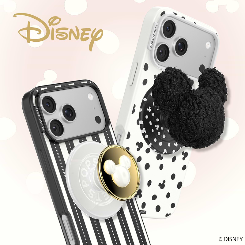 White Mickey Polka Dot &mdash; iPhone 15 Pro MagSafe Case image number 2