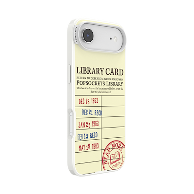 Secondary image for hover PopSockets Library Card &mdash; iPhone Air MagSafe Case