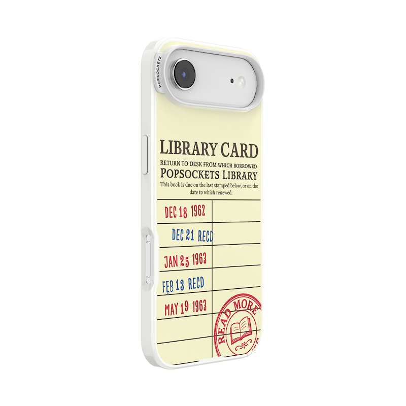 PopSockets Library Card &mdash; iPhone Air MagSafe Case image number 1