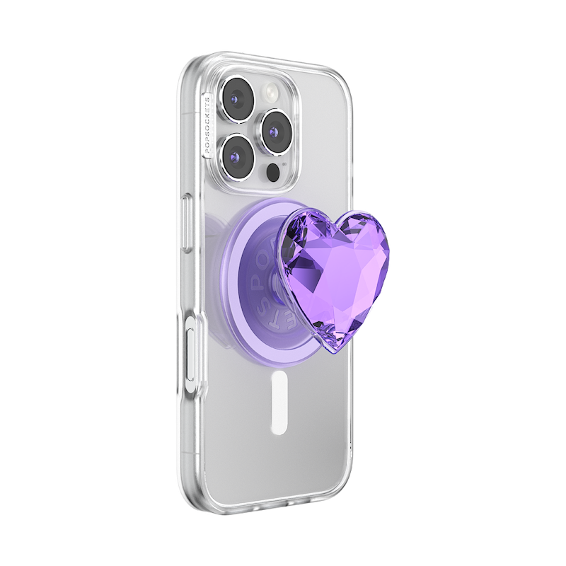 Crystal Heart Lavender &mdash;  MagSafe PopGrip image number 8