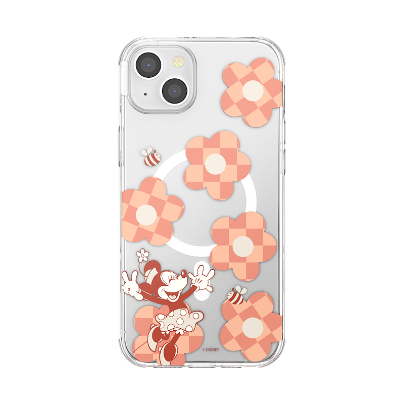 Minnie Checkered Flower&nbsp; &mdash; iPhone 14 Plus MagSafe Case image number 0