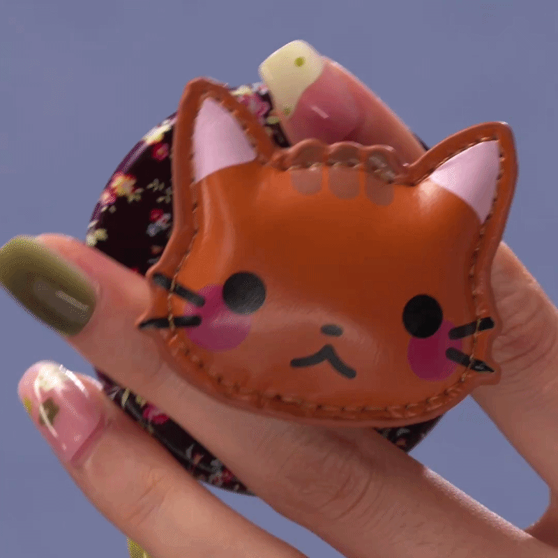 Stitched PU Cowboy Kitty &mdash; MagSafe PopGrip image number 2