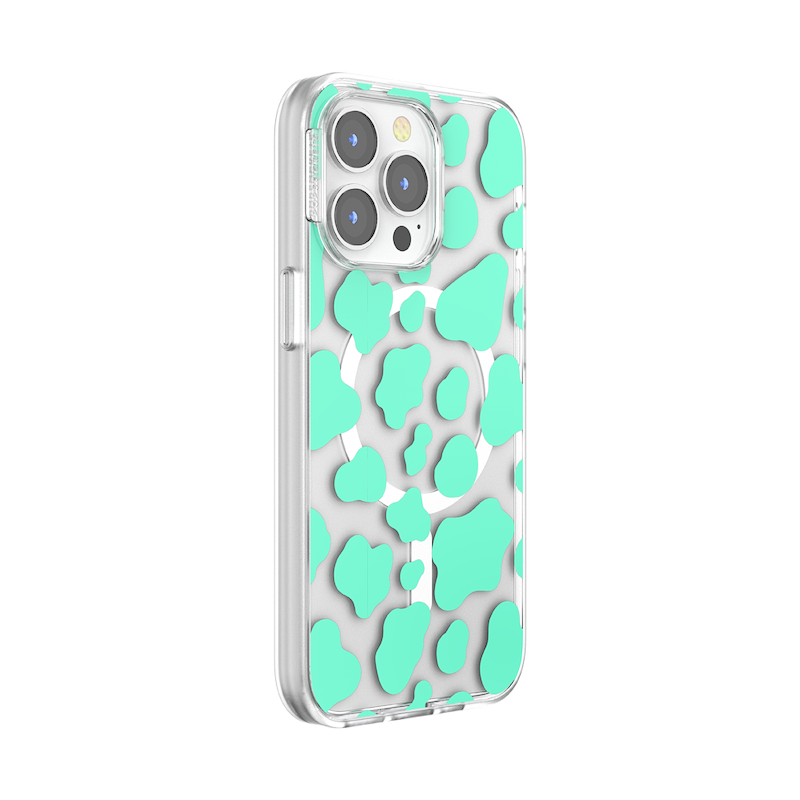 Turquoise Cow Cow &mdash; iPhone 13 Pro MagSafe Case image number 1