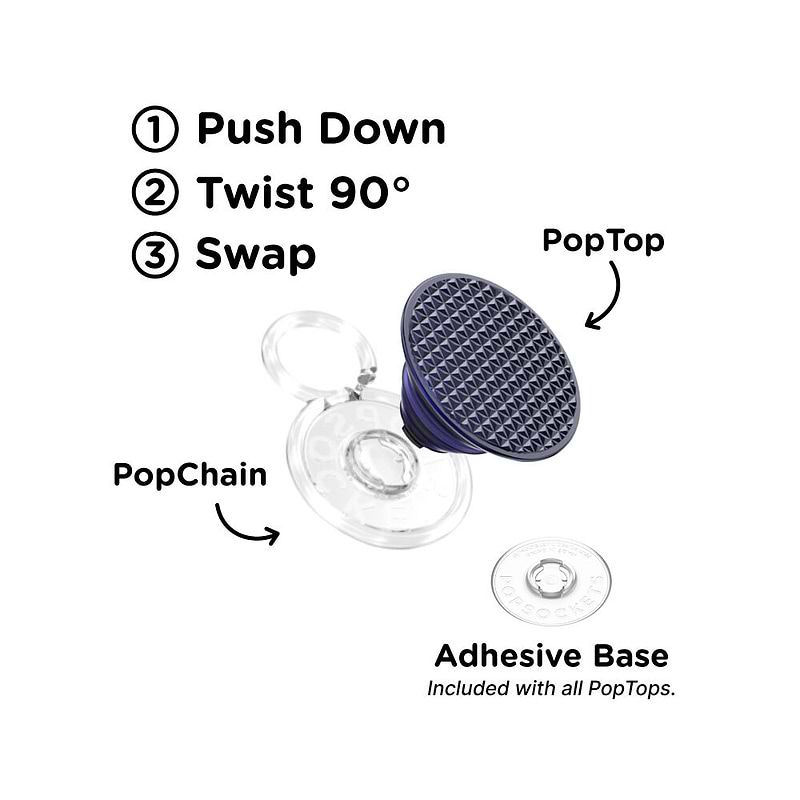 Triangle Knurl French Navy &mdash; PopTop image number 2